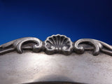 Italian 800 Silver Fish Serving Tray with Shell and Wave Border (#4287)