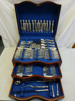 Les Cinq Fleurs by Reed & Barton Sterling Silver Flatware Set 18 Service 224 Pcs