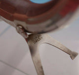 Swedish Sterling Silver Salt and Pepper Shaker Pair Viking Horn Shape (#4766)