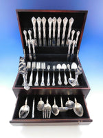 Alencon Lace by Gorham Sterling Silver Flatware Set for 8 Service 67 pieces