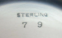 Worden-Munnis Sterling Silver Bowl Raised #79 9" x 3 1/4" (#2532)