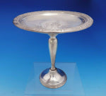 Frank Whiting Sterling Silver Compote with Floral and Bead Border #199 (#3650)