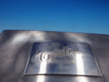 Estate English Silver Cigarette Box with Wood Lining by Walker & Hall (#4238)