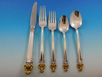 Golden Crown by Reed & Barton Silverplate Flatware Set for 12 Service 68 pcs