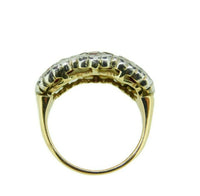 10k Yellow Gold Victorian 1.30ct Genuine Natural Diamond and Ruby Ring (#J4689)