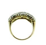 10k Yellow Gold Victorian 1.30ct Genuine Natural Diamond and Ruby Ring (#J4689)