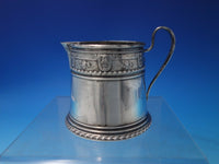 Rose Point by Wallace Sterling Silver Sugar and Creamer Set Unusual (#6012)