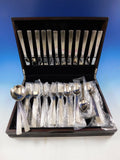 Bernadotte by Georg Jensen Stainless Steel Flatware Set 12 Service 62 pcs Unused