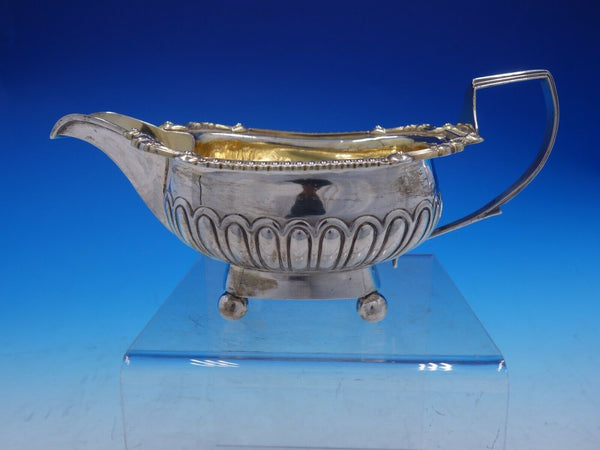 Georgian English Silver Gravy Boat with Gold Wash Interior by Hennell (#4265)