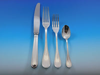 Albi by Christofle France Silverplate Flatware Set 12 Service 132 pcs Dinner