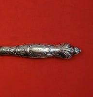 Albert Coles Sterling Silver Ice Cream Slice / Cake Saw BC with Flowers Pheasant