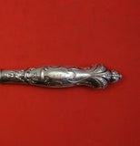 Albert Coles Sterling Silver Ice Cream Slice / Cake Saw BC with Flowers Pheasant