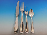 Piedmont by Buccellati Italy Silverplated Flatware Set Service 24 pcs Dinner