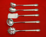 Breton Rose by International Sterling Silver Hostess Set 5pc HHWS  Custom Made