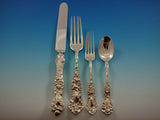 American Beauty by Shiebler Sterling Silver Flatware Set 8 Service 90 pcs Dinner