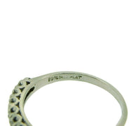 Vintage Platinum Genuine Natural Diamond Ring Band (#J4686)