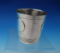 Juvento Lopez Reyes Mexican Sterling Silver Tumbler Modernistic 3 1/4" (#4972)