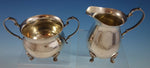Sterling Silver Sugar and Creamer Set 2pc Colonial Design with Lion Feet (#2571)