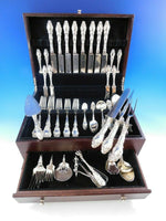 Virginiana by Gorham Sterling Silver Flatware Set 8 Service 94 pcs No Monogram