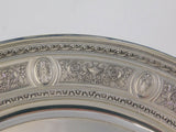 Wedgwood by International Sterling Silver Charger Plates Set of 12 #H458