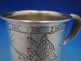 Nursery Rhyme by Webste Sterling Silver Baby Cup Angel Stork #4511 (#6705)