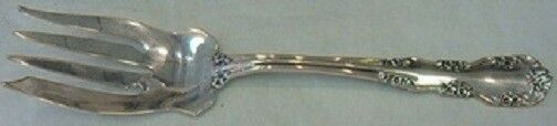 Wild Rose Old aka Rosalind By International Sterling Cold Meat Fork 8 1/2"