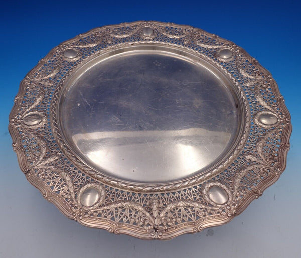 Louis XVI by Shreve Sterling Silver Drink Serving Tray 1 1/2" x 14 3/4" (#7593)