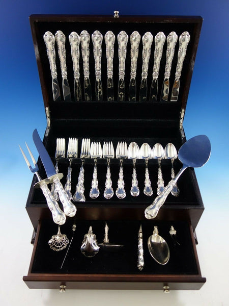 Strasbourg by Gorham Sterling Silver Flatware Set Service Place Size 58 Pieces