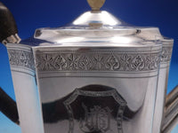 Georgian Henry Chawner English Sterling Silver Tea Pot Teak Handle (#4087)