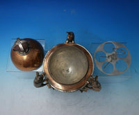 Rabbit by Joseph Heinrichs Copper Brass Silver Egg Coddler 11 3/8" x 9" (#5957)