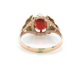 14k Yellow Gold 3.71ct Vibrant Spessartine Genuine Natural Garnet Ring (#J6146)