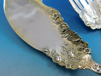 Dauphin by Durgin-Gorham Sterling Silver Fish Serving Set GW Durgin Mark 10 1/2"
