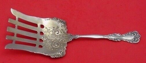 Revere by International Sterling Silver Asparagus Fork Gold Washed 8 1/8"