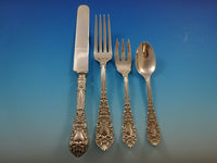 Renaissance by Dominick & Haff Sterling Silver Flatware Set Service 44 Pcs