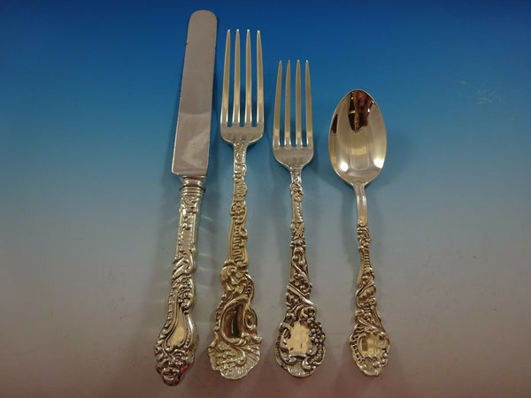 Marie Antoinette by Gorham Sterling Silver Flatware Service Set 34 Pieces Dinner