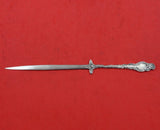 Watteau by Durgin Sterling Silver Letter Opener Sword Shaped FH AS 7 1/4"