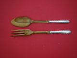 Old Baltimore by Schofield Sterling Silver Salad Serving Set w/ wood 11"