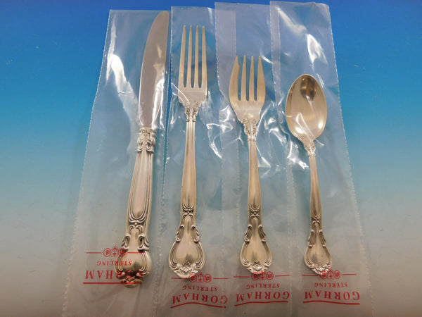 Chantilly by Gorham Sterling Silver Flatware Set for 8 Service 32 pcs New Place