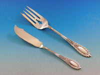 Gadroonette by Manchester Sterling Silver Flatware Set for 12 Service 108 pieces