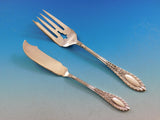 Gadroonette by Manchester Sterling Silver Flatware Set for 12 Service 108 pieces