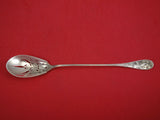 Japanese by Tiffany and Co. Sterling Silver Olive Spoon Long Pierced 8 1/4"