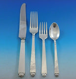 Oak Leaf by Old Newbury Crafters Sterling Silver Flatware Set 92 Pieces Dinner