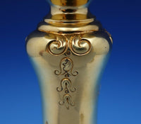 Francis I by Reed and Barton Sterling Silver Candlestick Pair Vermeil (#3156)