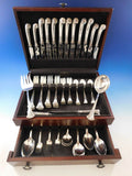 Onslow by Tuttle Sterling Silver Flatware Service For 8 Set 77 Pieces Old Dinner