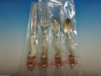 Decor by Gorham Sterling Silver Flatware Set For 12 Dinner Service 89 Pcs New