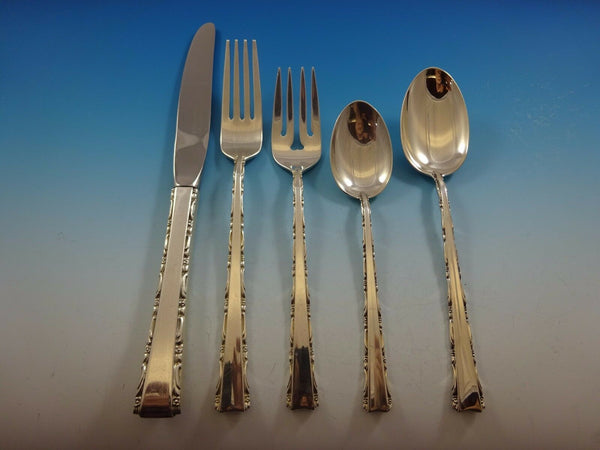 Madrigal by Lunt Sterling Silver Flatware Set For 12 Service 60 Pieces