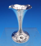Pansy by Blackinton Sterling Silver Bud Vase  #1228 3 3/4" x 2 1/4" (#7862)