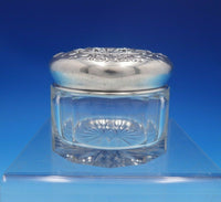 Empire by Durgin Sterling Silver and Cut Crystal Dresser Jar #1017 (#4913)