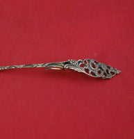 Norwegian Sterling Silver Sauce Ladle with Rest 6 3/4" Serving