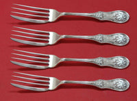 Saratoga by Tiffany and Co Sterling Silver Fish Fork Set 4pc AS Custom Made 7"